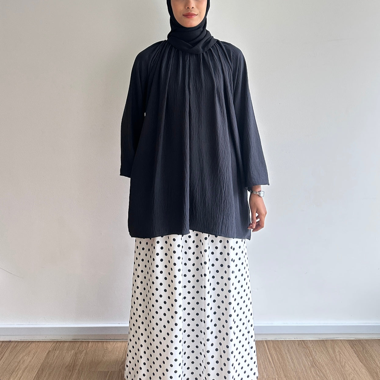 Nita polka dot skirt