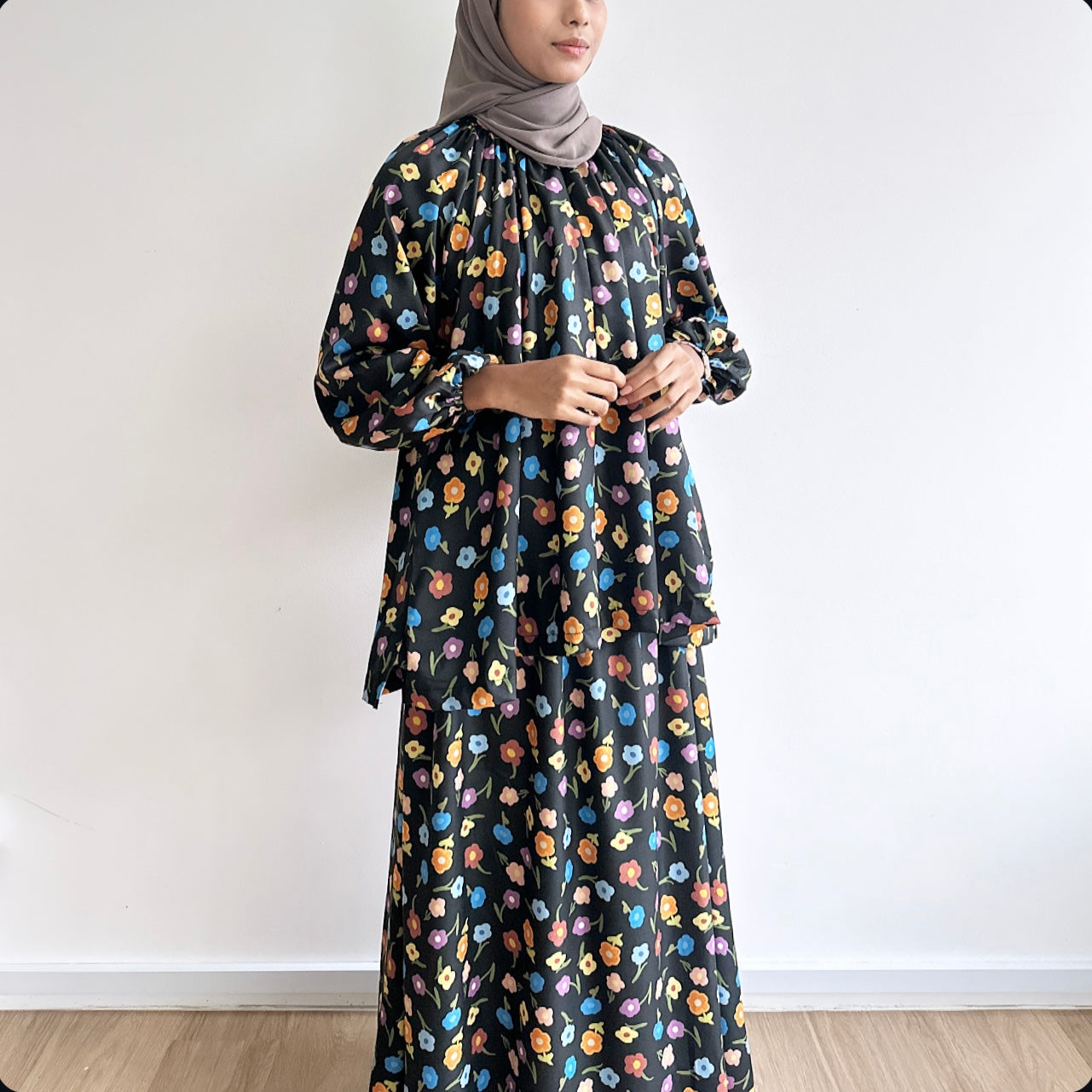 Alicia raglan skirt set