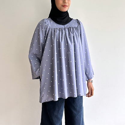 Netta polka dot blouse