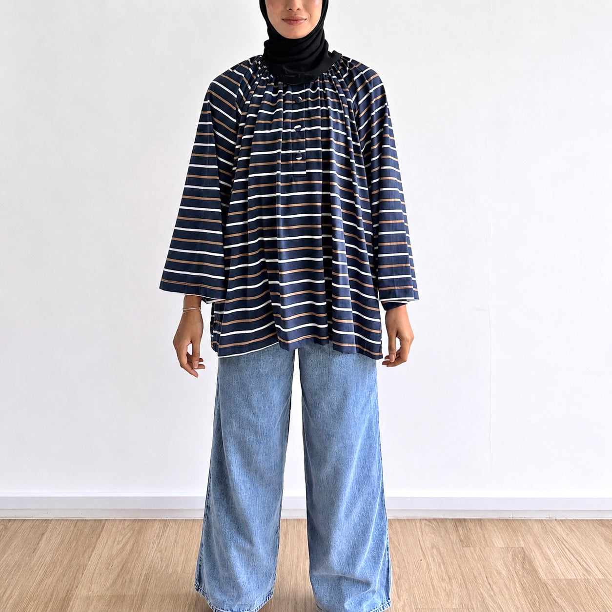 Leona Striped Blouse