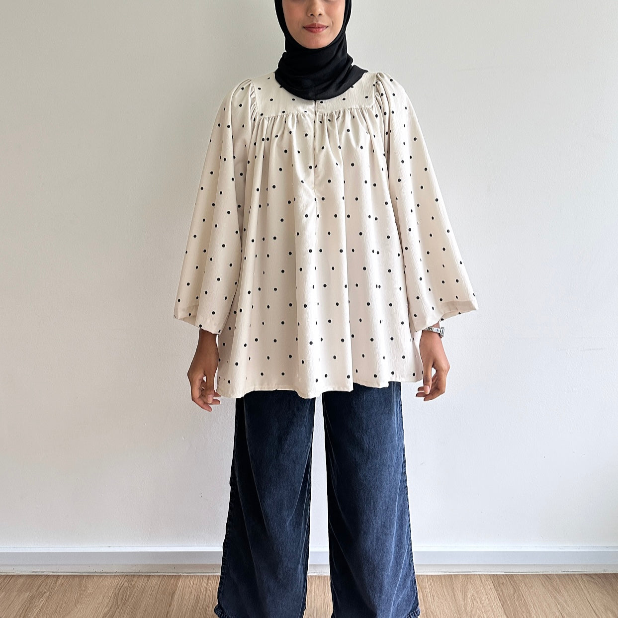 Netta polka dot blouse