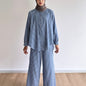 Quinn striped linen pants set