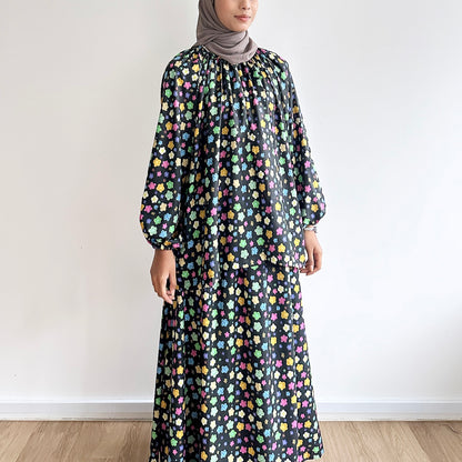 Alicia raglan skirt set