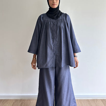 Gracie denim blouse