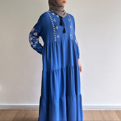 Julia floral embroidered dress