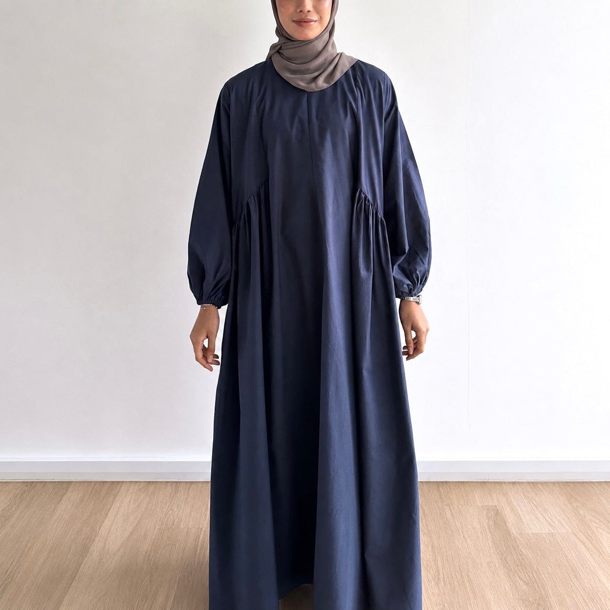Audrey Gathered Classic Dress