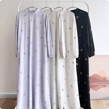Isla floral printed long dress