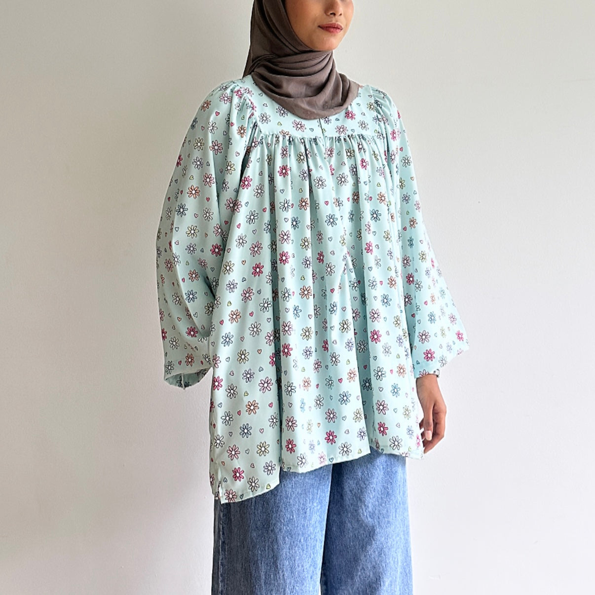 Anna floral blouse