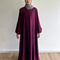 Alia puffy sleeve maxi dress