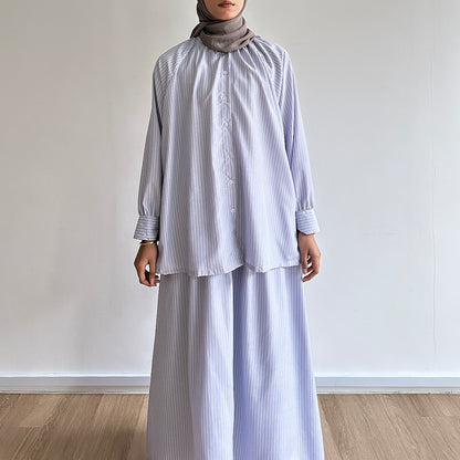 Clara stripe skirt set