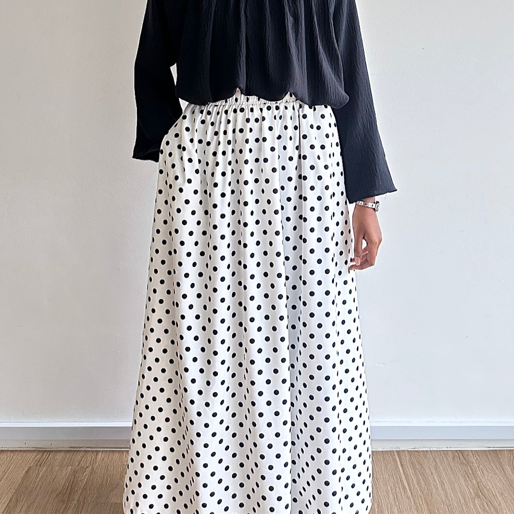 Nita polka dot skirt