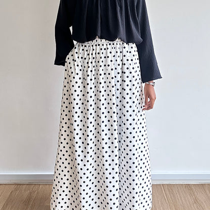 Nita polka dot skirt
