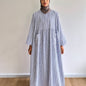 Gera stripe maxi dress