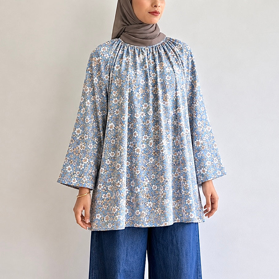 Rika Raglan Printed Blouse