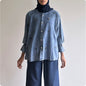 Fay floral embroidered denim shirt