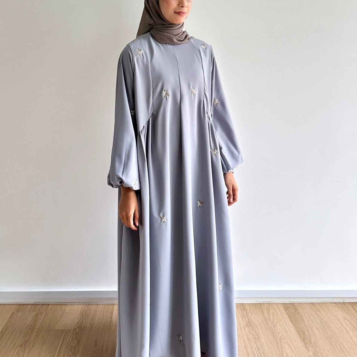 Camellia Side Gathered Dress