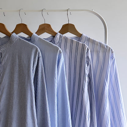 Selene stripe oversized blouse