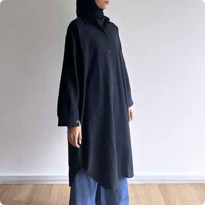 Zia oversized midi shirt