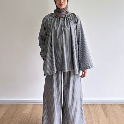 Clara Raglan Stripe Pants Set