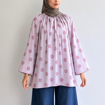 Rika Raglan Printed Blouse