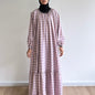 Inaya gingham maxi dress