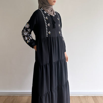 Julia floral embroidered dress