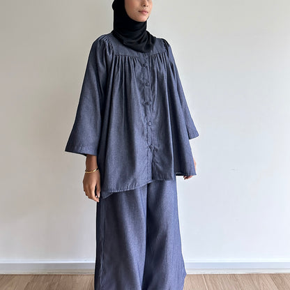 Gracie denim blouse