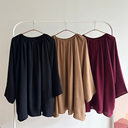 Mila basic raglan blouse