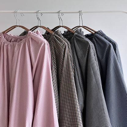 Tania small checkered skirt set