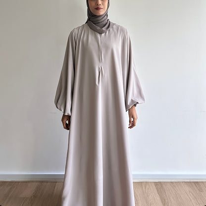 Alia puffy sleeve maxi dress