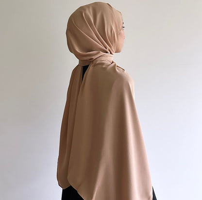Basic chiffon shawl