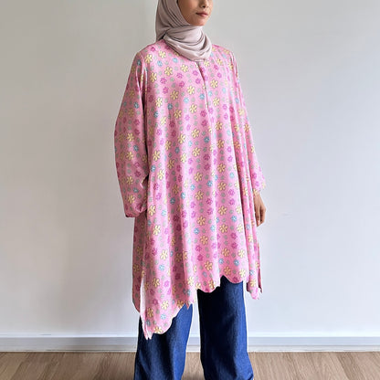 Mel floral printed tunic