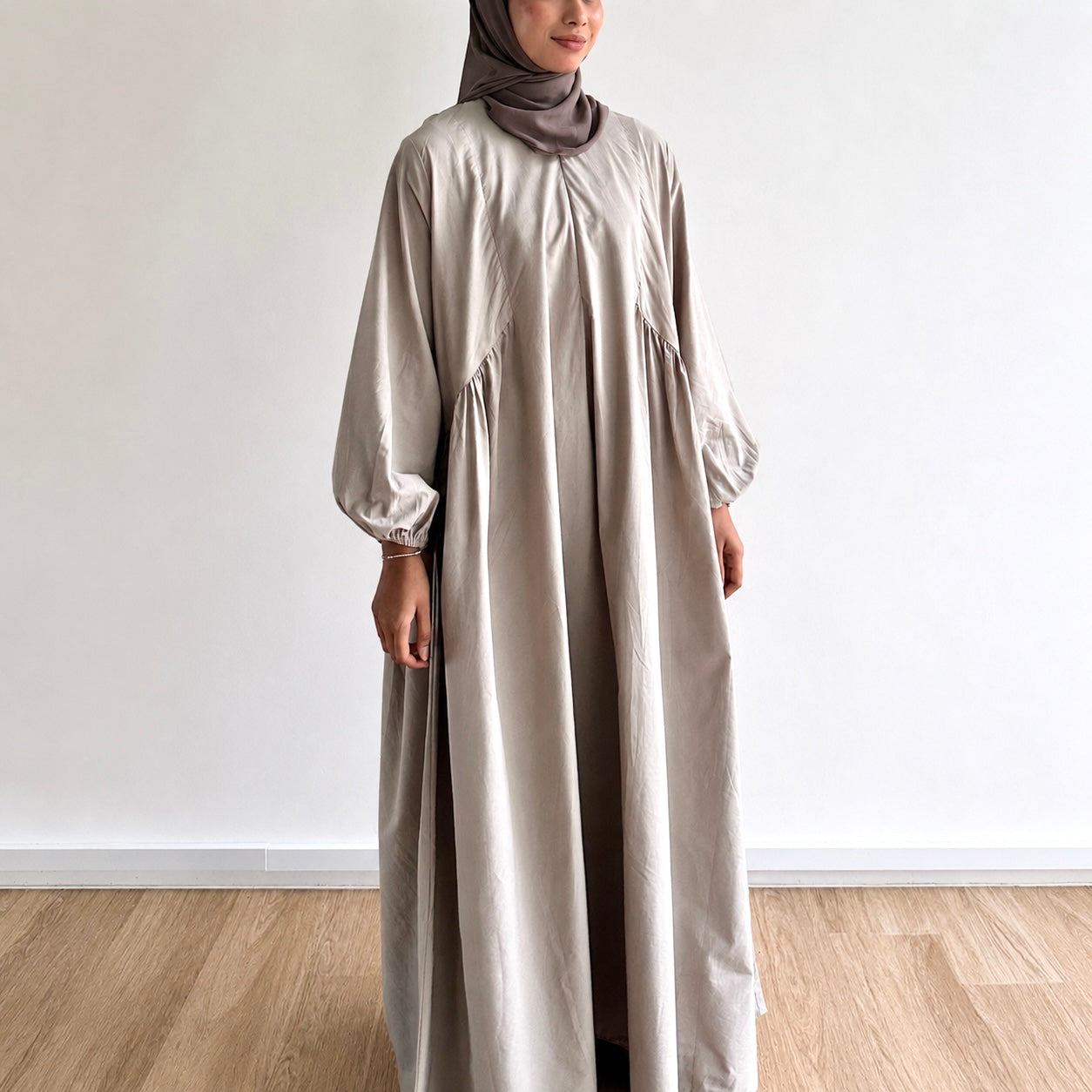Audrey Gathered Classic Dress