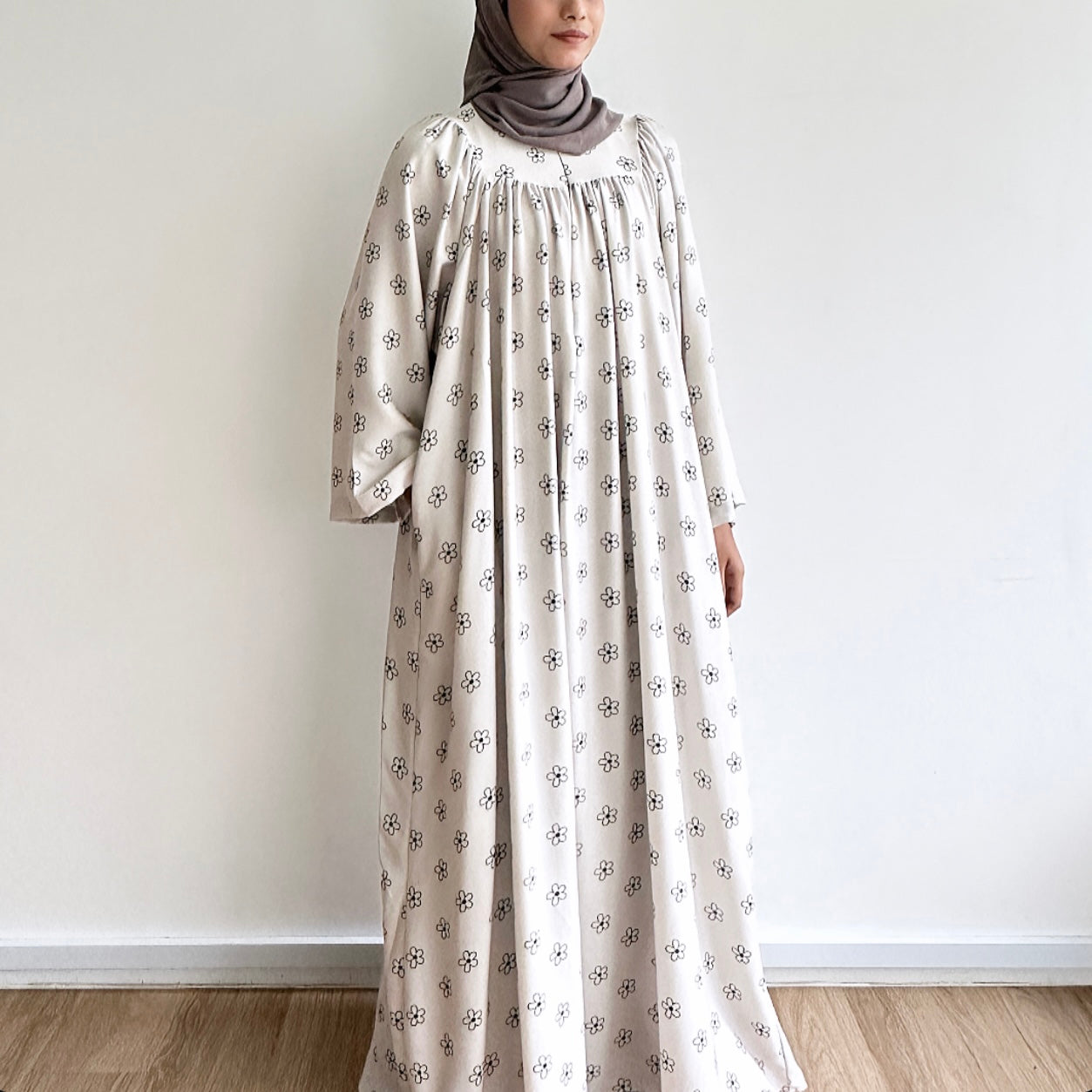 Leora floral maxi dress