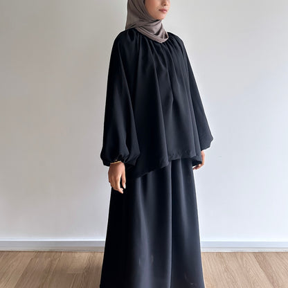 Nika puffy sleeve skirt set