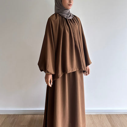 Nika puffy sleeve skirt set