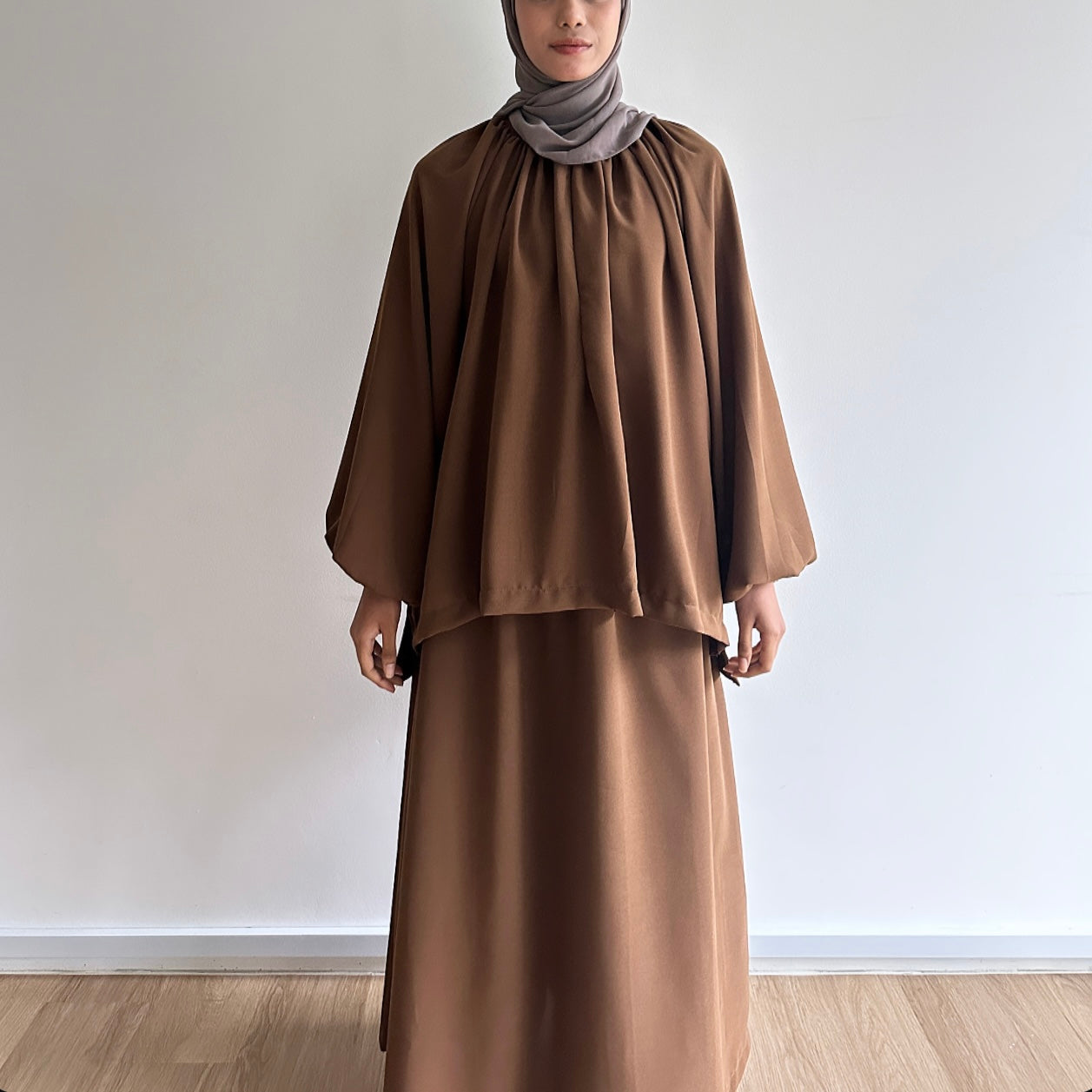 Nika puffy sleeve skirt set