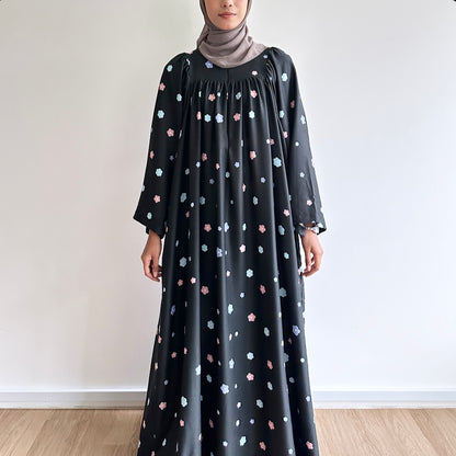 Leora floral maxi dress