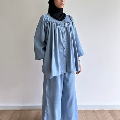 Gracie denim blouse