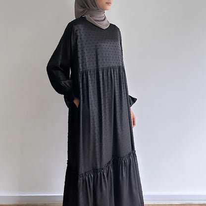 Sarah flowy silky dress