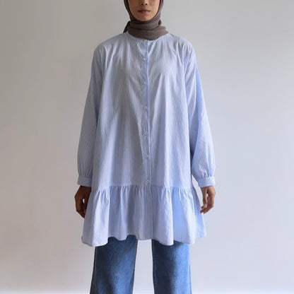Selene stripe oversized blouse