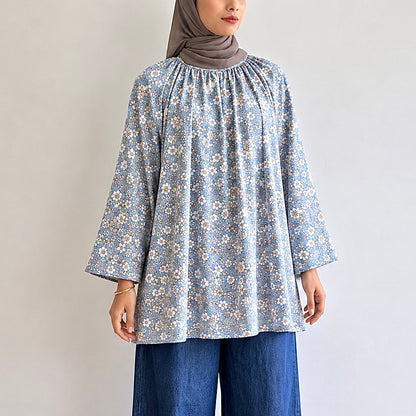Rika Raglan Printed Blouse