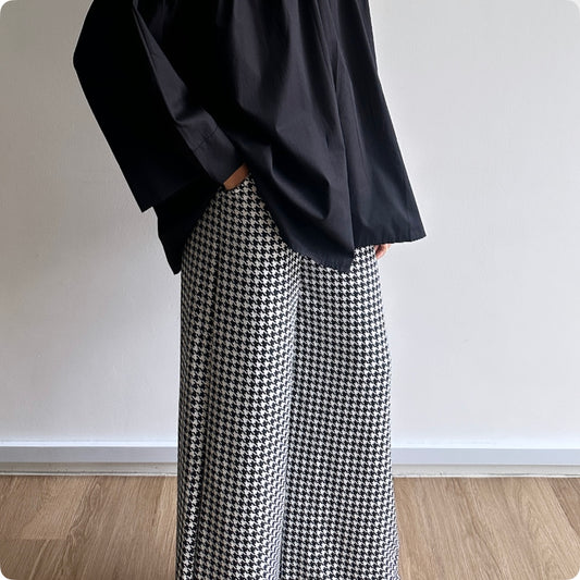Maria houndstooth pants