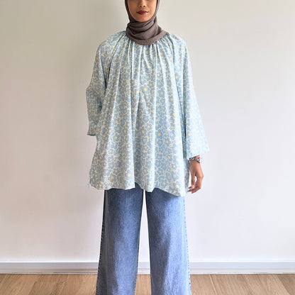 Rika raglan printed blouse