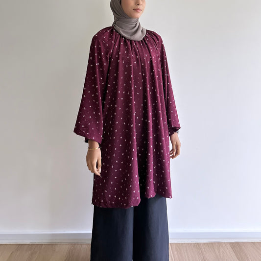 Evelyn floral tunic
