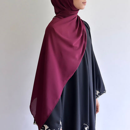Basic chiffon shawl