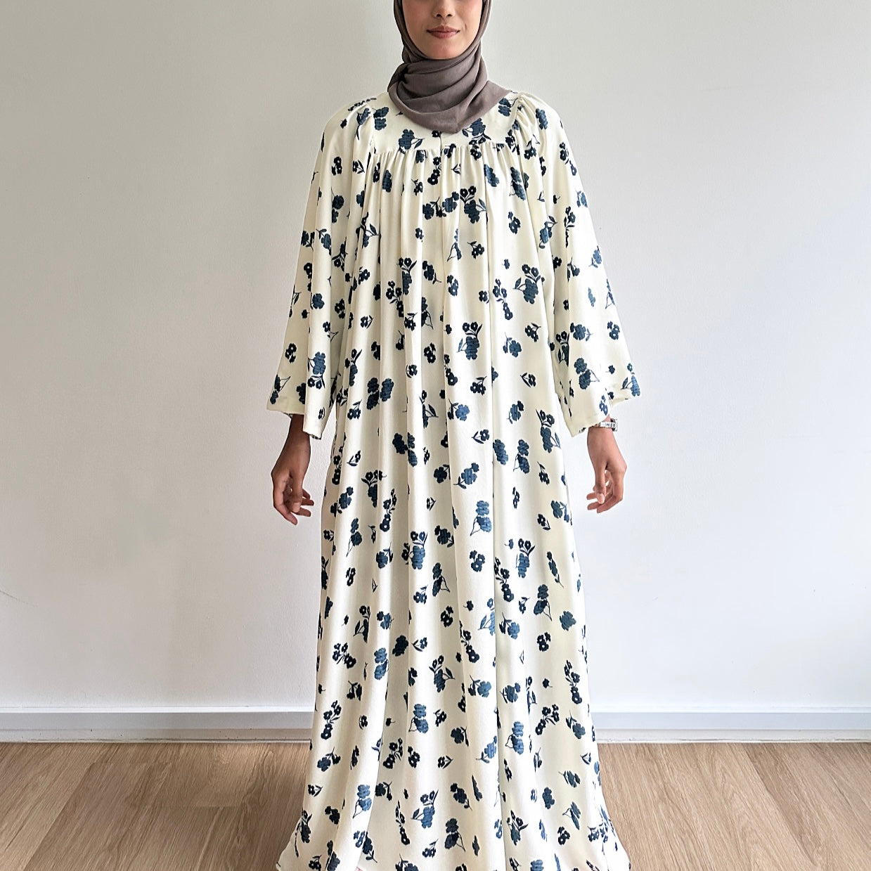 Leora floral maxi dress