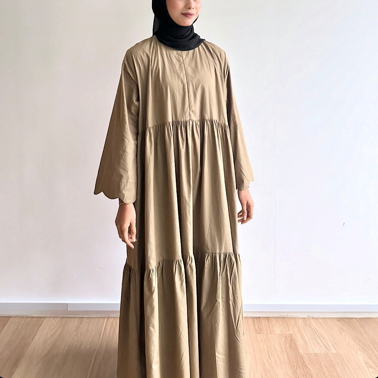 Aurelia Gathered Maxi Dress
