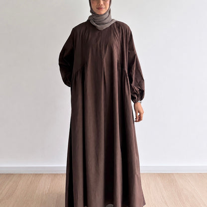 Audrey Gathered Classic Dress