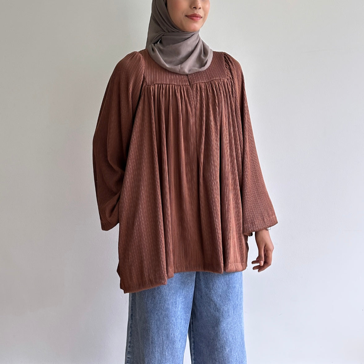 Bella ribbed blouse